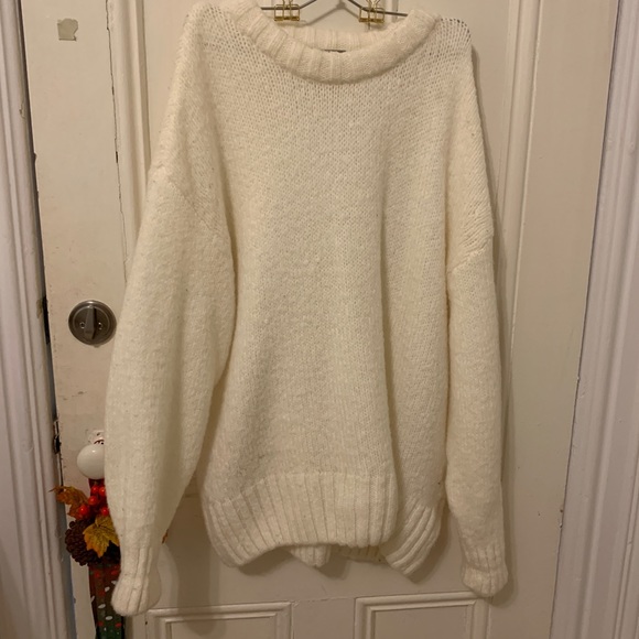 Urban outfitters long knit cream sweater - Picture 3 of 5